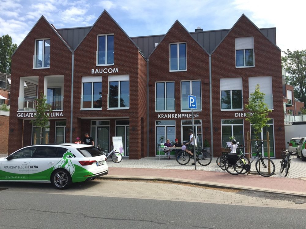 Krankenpflege Diekena heute in der Leester Straße 60 in Weyhe